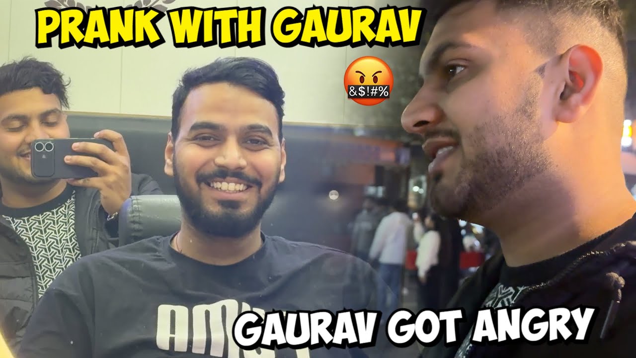 Prank With Gaurav😳 || Sahil Gupta Vlogs
