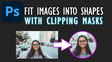 How to Fit Images into Shapes Using Clipping Masks | Adobe Photoshop | Quick Tutorial