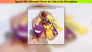 Flash Sale Pokemon Keychain Cute Pikachu Pocket Monsters Doll Schoolbag Pendant Desktop Souvenirs D