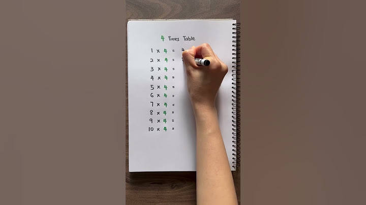 4 Times Table | Learn Multiplication | Multiply by 4 ✅💯 #maths #education #mathforkids #homeschool
