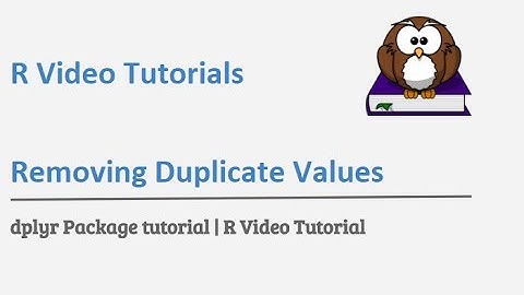 dplyr tutorial | how to find distinct values using dplyr distinct function  | R Programming tutorial