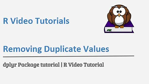 dplyr tutorial | how to find distinct values using dplyr distinct function  | R Programming tutorial