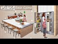 Base Game Kitchen with Built-in Fridge | No CC | the Sims 4 Tutorial