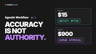 Agentic Workflow Design EP 2 - Autonomy Calibration: Accuracy Is Not Authority