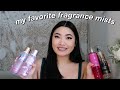 FRAGRANCE MISTS I'VE BEEN LOVING| BATH AND BODY WORKS AND VS