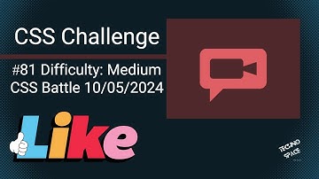 CSS Challenge #81 | CSSBattle- 10/5/2024| Play Button Layout|#csschallenge #cssbattle #uidesign