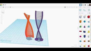 How To Make Tinkercad DNA 3D Model
