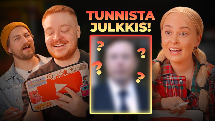Tunnista julkkis! ft. Mmiisas