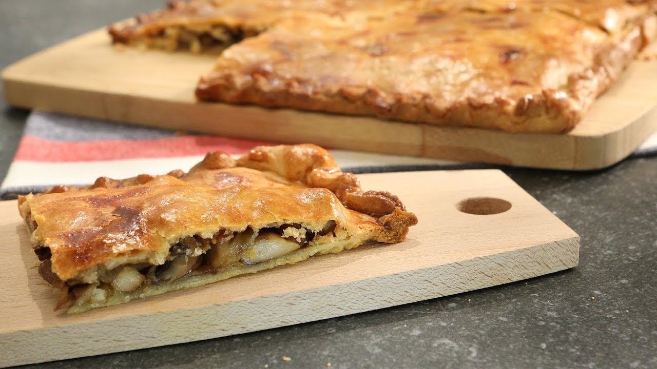 Empanada de setas y bacon - Cocinatis