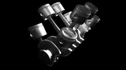 Maya piston crankshft animation