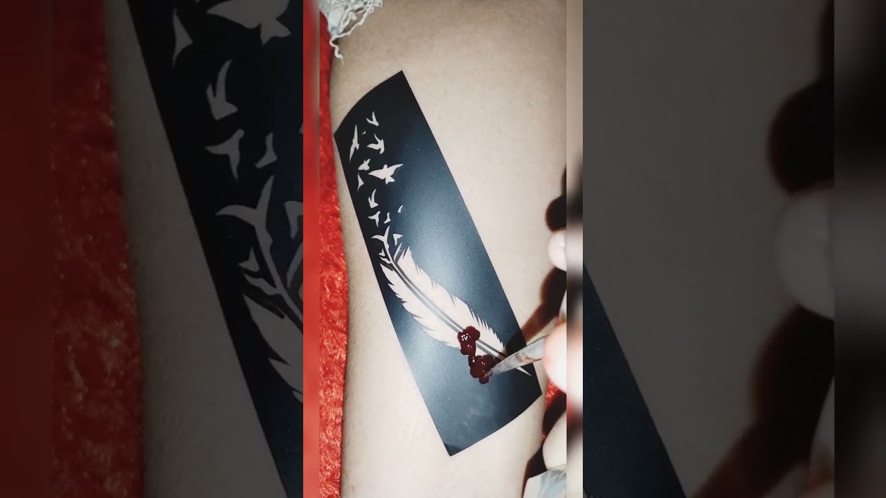 beautiful tattoo sticker design #