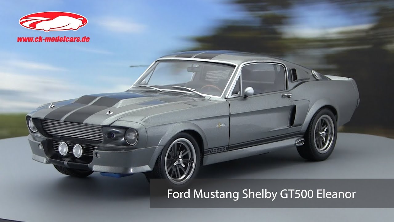 KK-Scale 1/12 Ford Mustang Shelby GT500 Eleanor1967 looks like the Movie Gone in 60 Seconds (Randal figure sold separately
