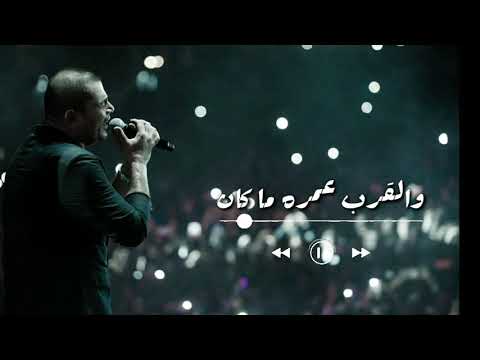 حالات واتس عمرو دياب اغنيه مش كل واحد في حبايب مهما تبعد جوه قلبي