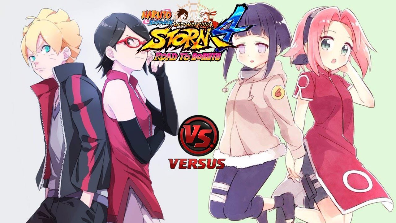 Hijos Vs Madres Boruto Y Sarada Vs Hinata Y Sakura Niñas Nsuns4 Japones