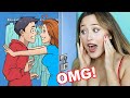 i was stuck in a closet with MY CRUSH.. true story animation