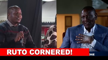 Listen to what this fearless Kitui Journalist asked Ruto face to face during media interview!