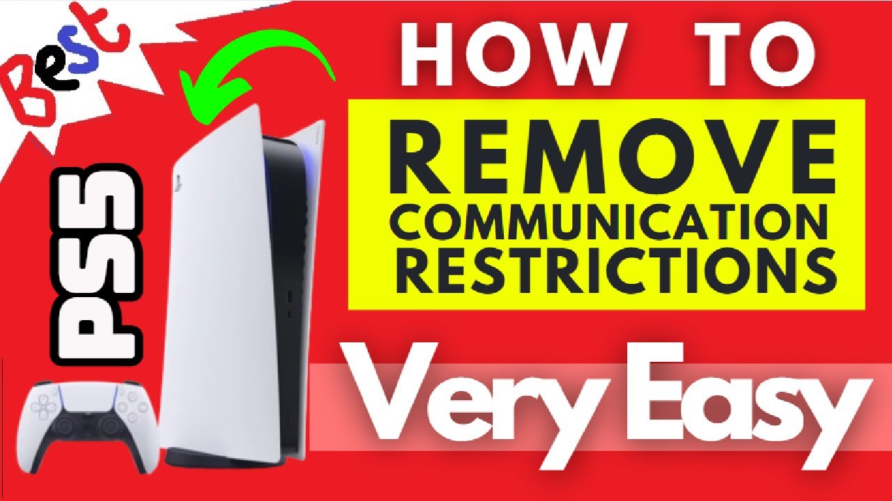 How to Remove Communication Restrictions on PS5 - YouTube