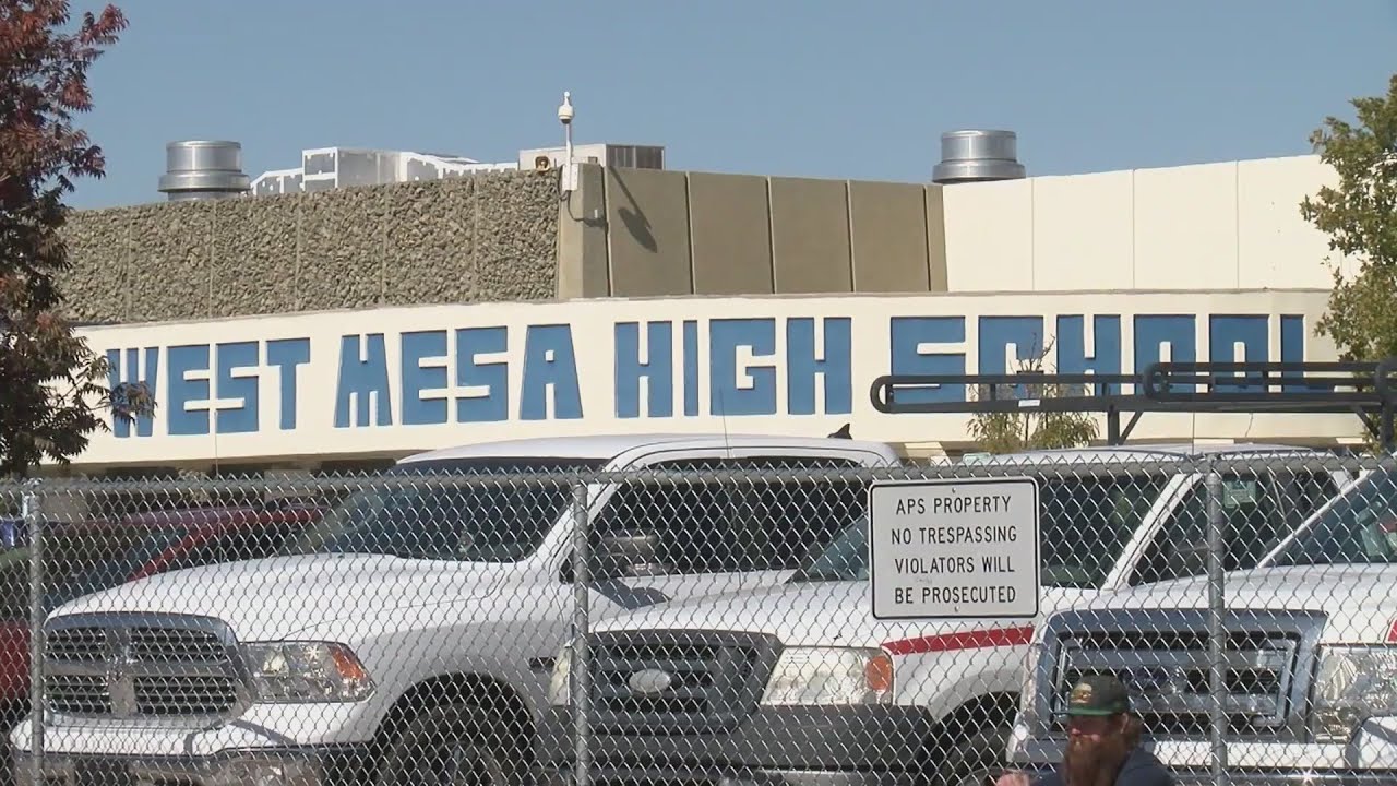 West Mesa teachers demand school board tackle school's gun issue - YouTube