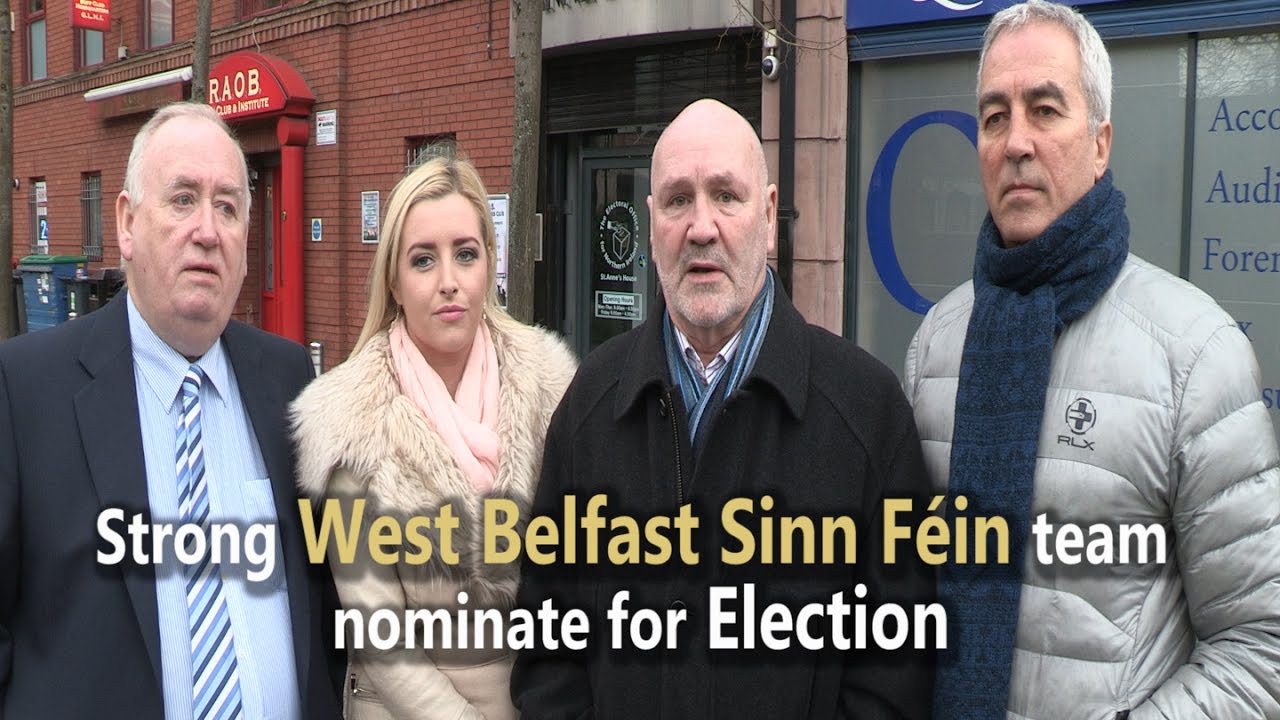 Strong West Belfast Sinn Féin team nominate for Election