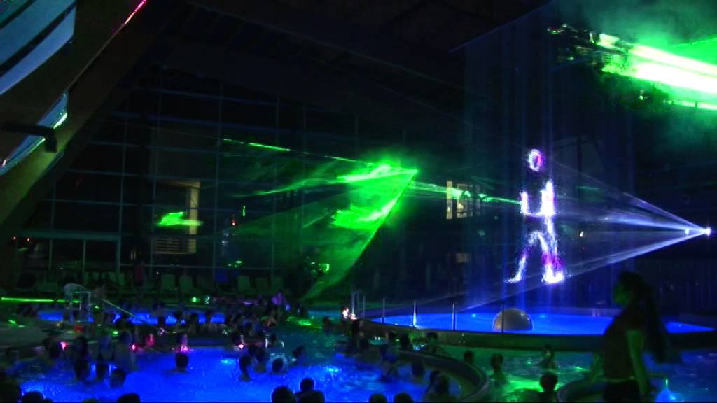 3d Laser Show Ymca Dance Aquacity Poprad Tatry Youtube