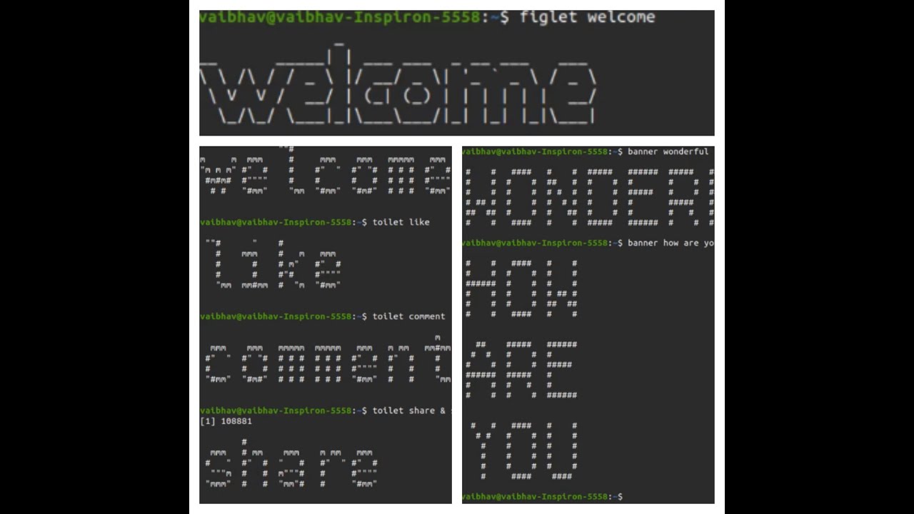 ANIMATED TERMINAL BANNER YouTube
