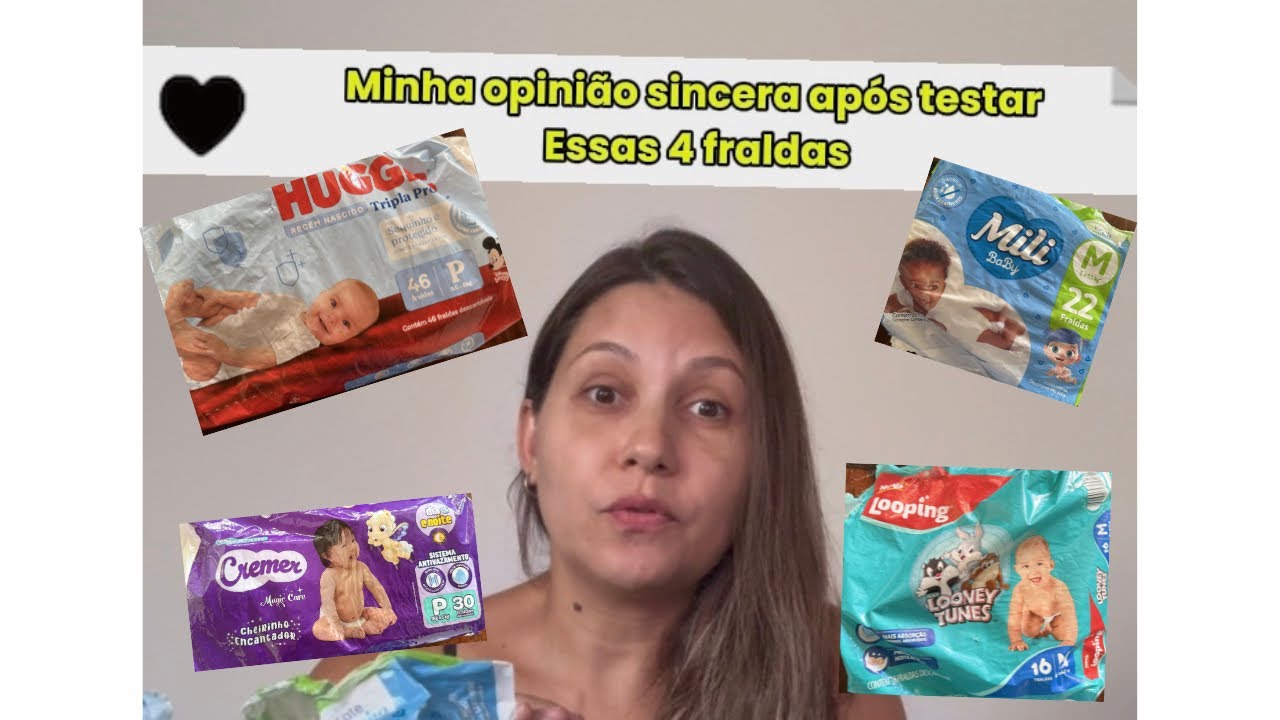 TESTEI 4 FRALDAS BARATAS! Qual Vale Mais a Pena? 