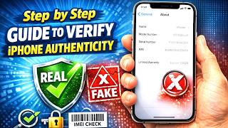 Step by step guide to verify iPhone authenticity