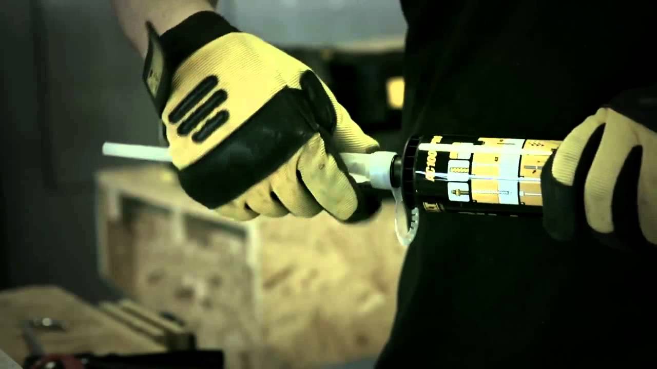 DeWalt AC100 PRO Adhesive Anchors YouTube