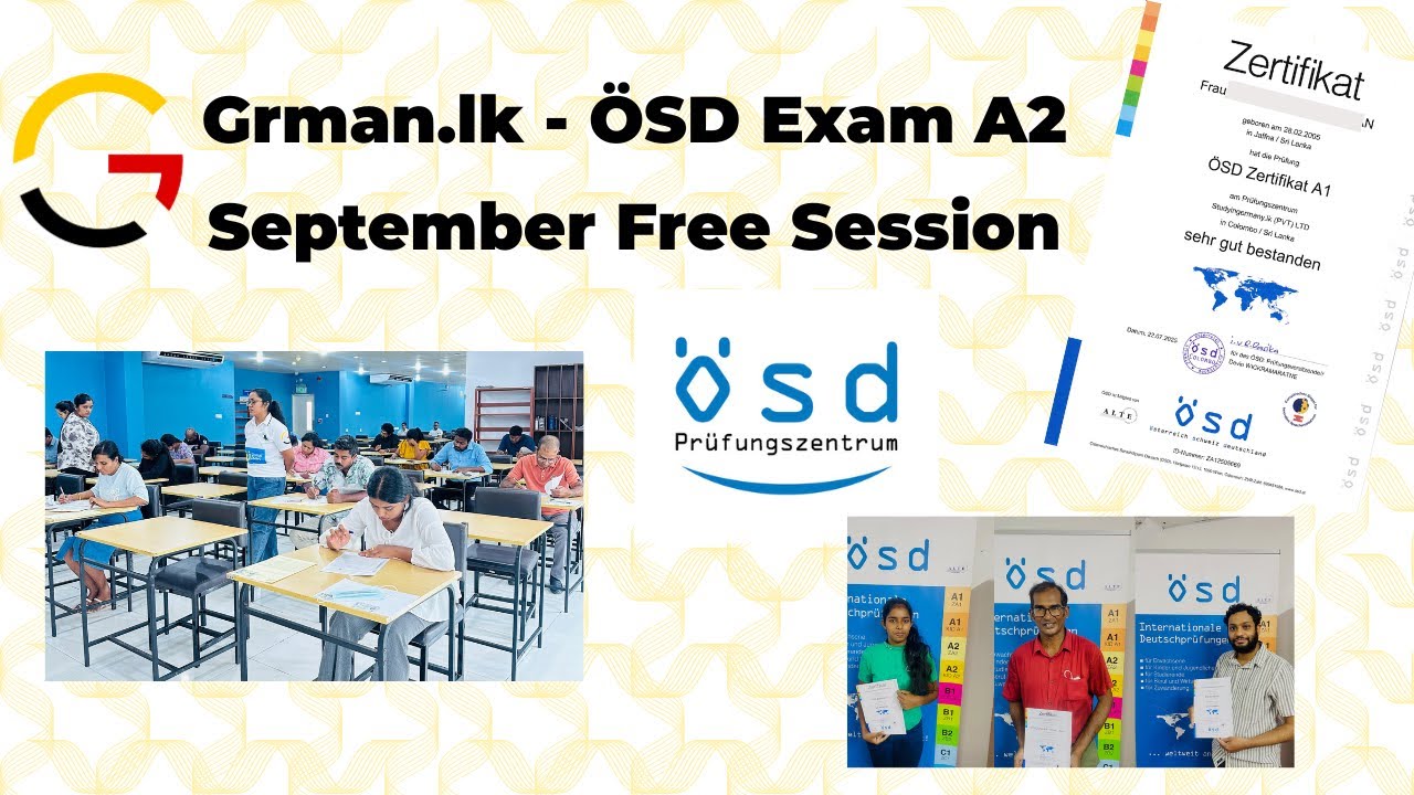 Grman.lk – German A2 Course | Free ÖSD A2 September Session - YouTube
