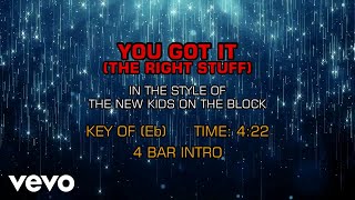 Download lagu New Kids On The Block - You Got It (The Right Stuff) (Karaoke)