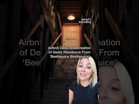 Airbnb Unveils New Recreation of Iconic Beetlejuice Home