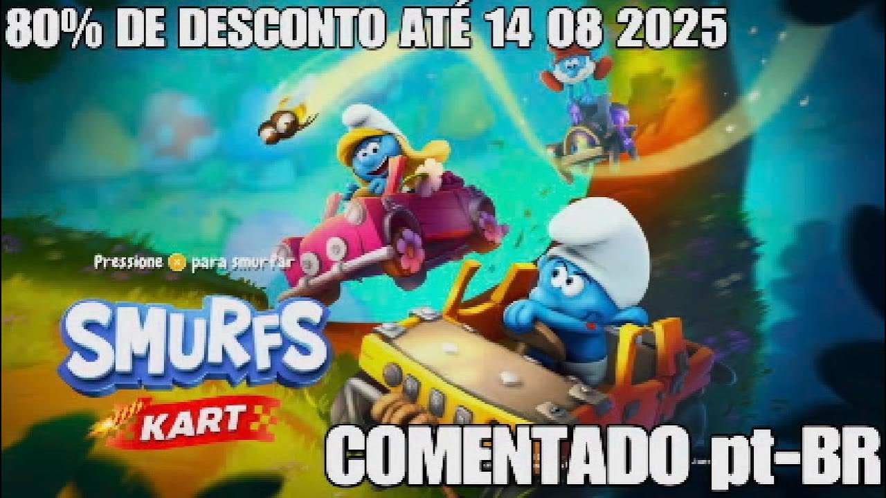 Jeu SMURFS KART Pour PlayStation 5 (PS5) - Version UK Multi-Langues - Neuf Scellé