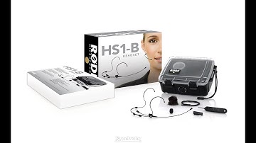 Rode Microfone fone de ouvido Headset  RØDE HS1 / HS2