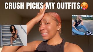 My Crush Picks Out My Outfits!!! (While Social Distancing)