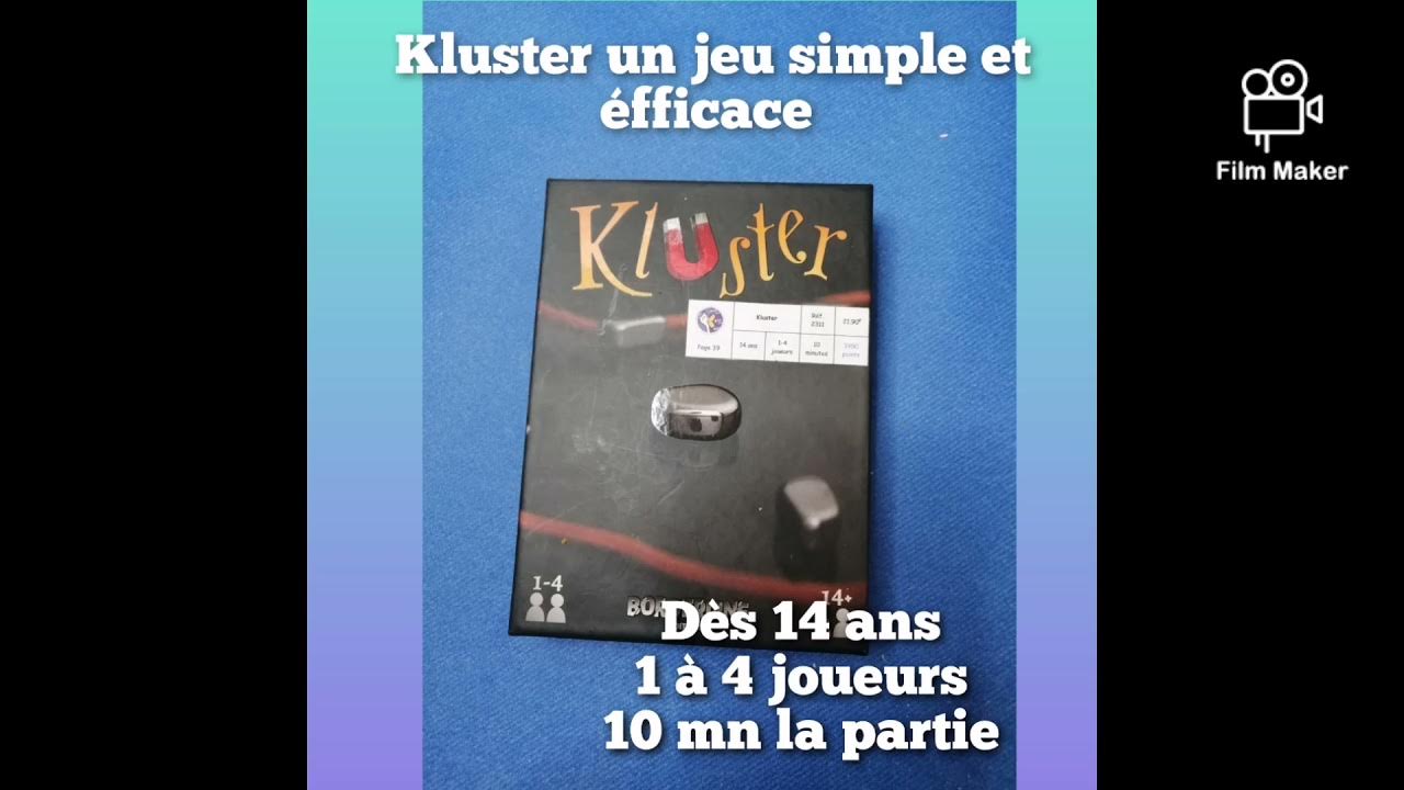 Kluster règle du jeu YouTube