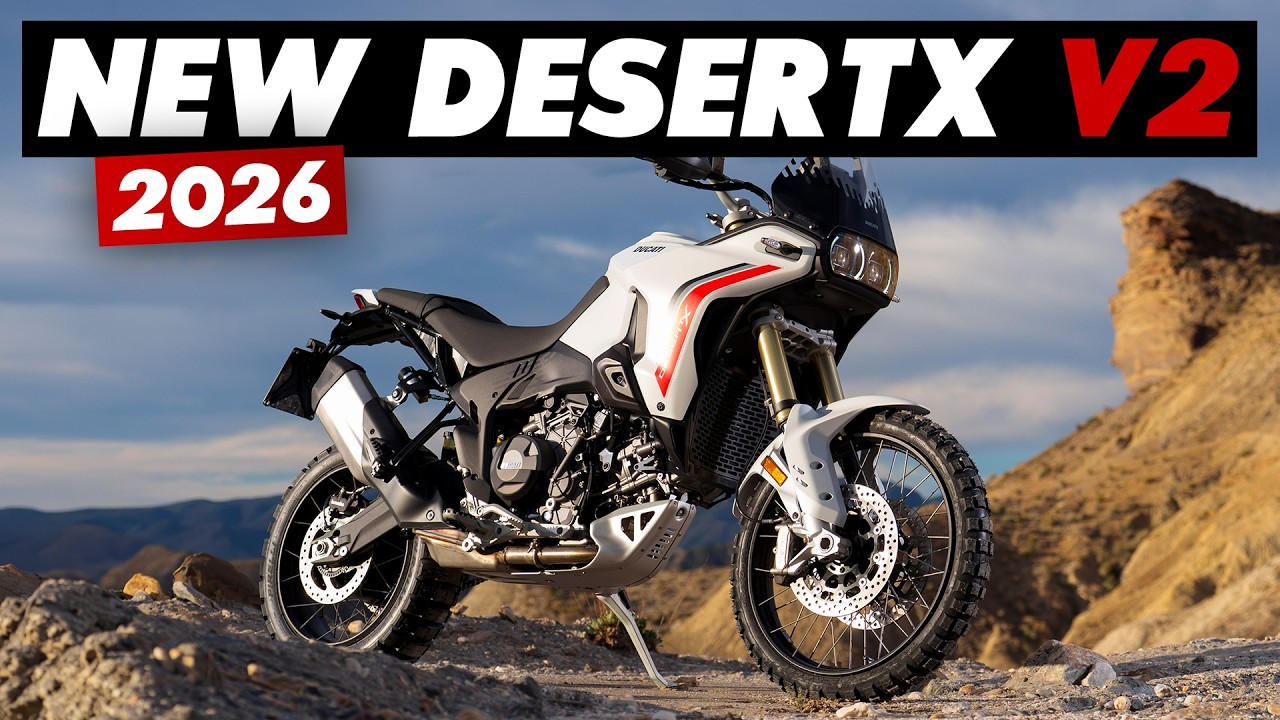 New 2026 Ducati DesertX V2 Announced: 9 Things To Know!