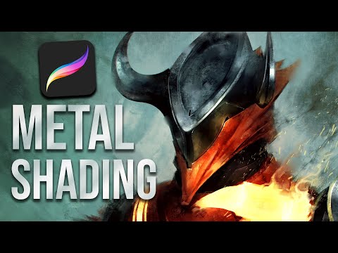 Shading metal in Procreate FAST