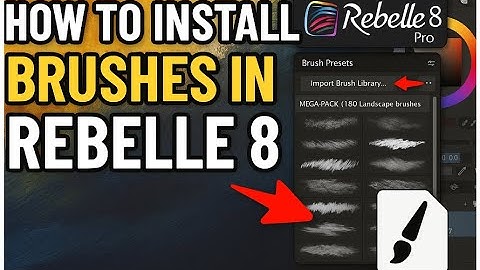 How to Install Custom Brushes in Rebelle 8 Pro (TNArtist Mega Pack Tutorial)