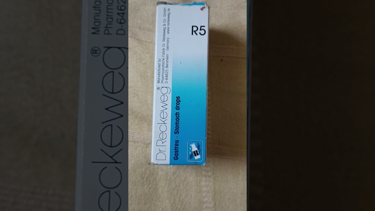 Reckwerg R5 gastreu-stomach drops effective for stomach complaints .