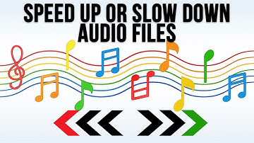 How to Speed Up or Slow Down Your Audio Files for Free