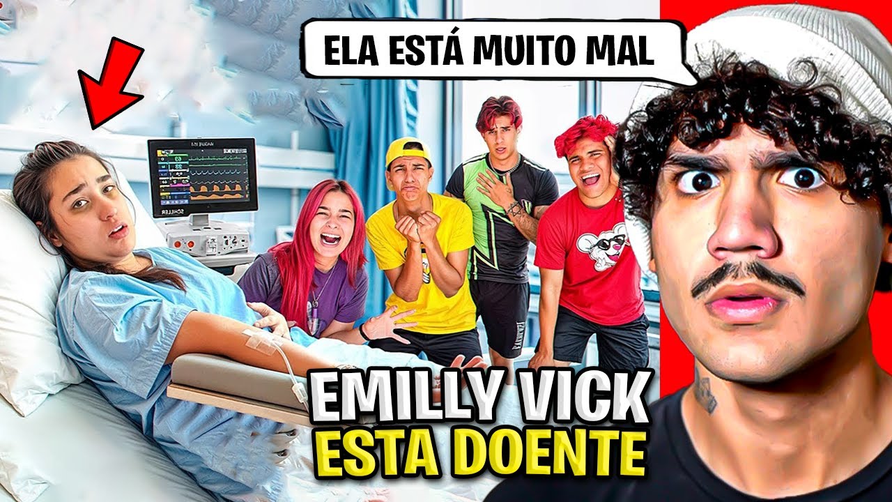 🚨A EMILLY ESTÁ MUITO DOENTE... *Ela tá bem? - React Mamute