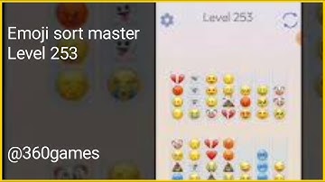 Emoji Sort Master Level 253