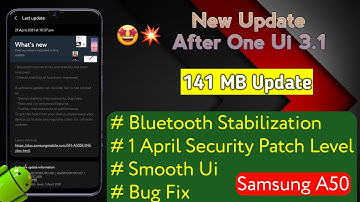 Samsung galaxy A50 🤩 //New Update After One Ui 3.1//New Feature