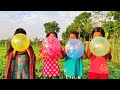 outdoor fun with Flower Balloon and learn colors for kids by I kids episode -382.