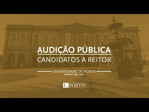 Audição Pública dos candidatos a Reitor da U.Porto | João Falcão e Cunha