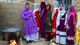 Celebrating the New Year in the village of Afghanistan &Cooking Biryani with Friends
