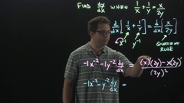 Implicit Differentiation - Example 4