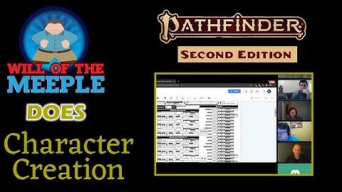 Pathfinder 2E Campaign Character creation using Pathbuilder