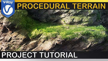V-Ray | PROCEDURAL TERRAIN | Fully Automated Shading Setup