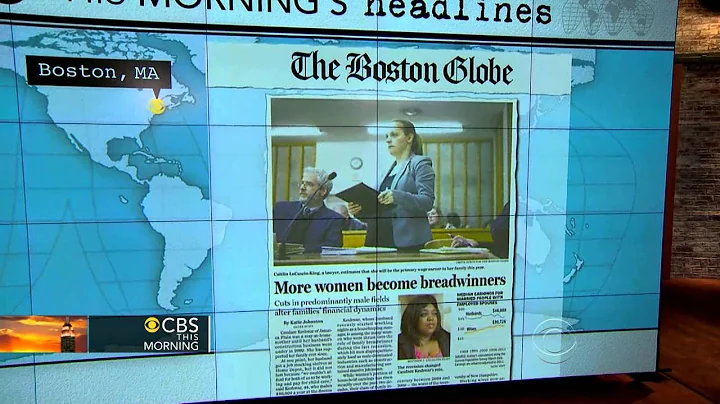 Headlines at 8:30: More women are breadwinners